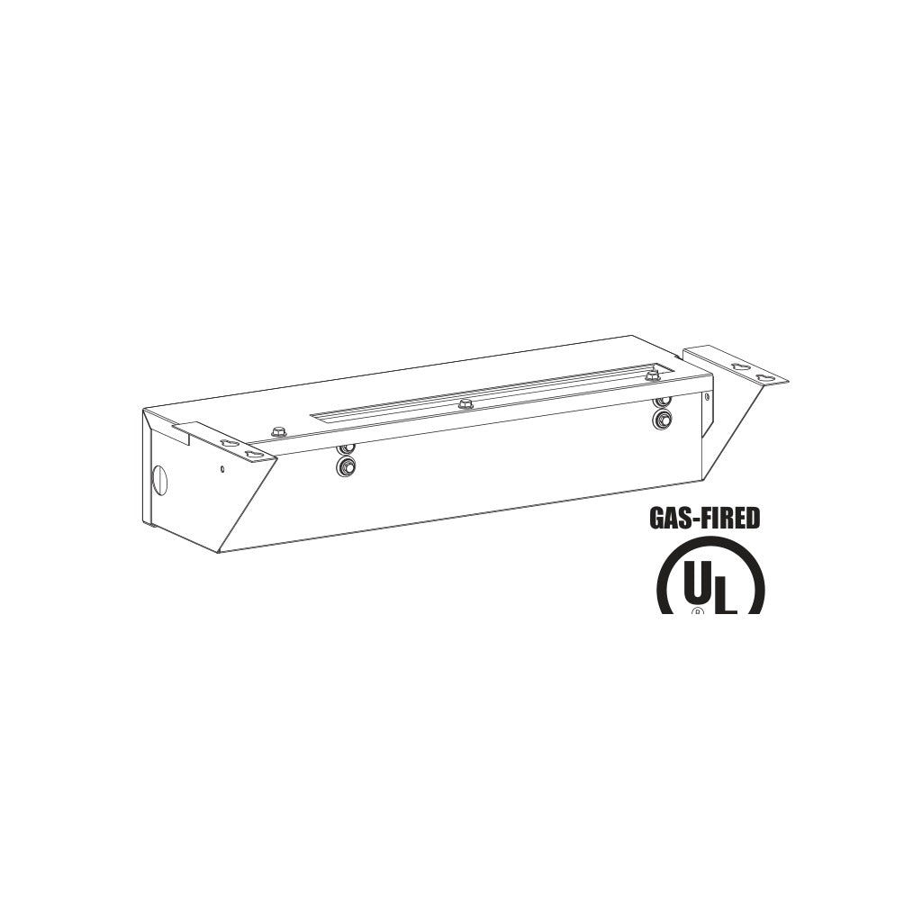 Empire Automatic Variable Blower For Cast Iron Stove (CIB3) — manufacturer install-manual line drawing