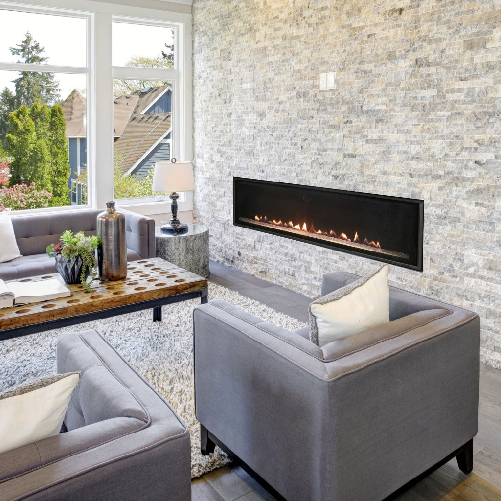 Empire Loft 46" Linear Direct Vent Gas Fireplace – Front View