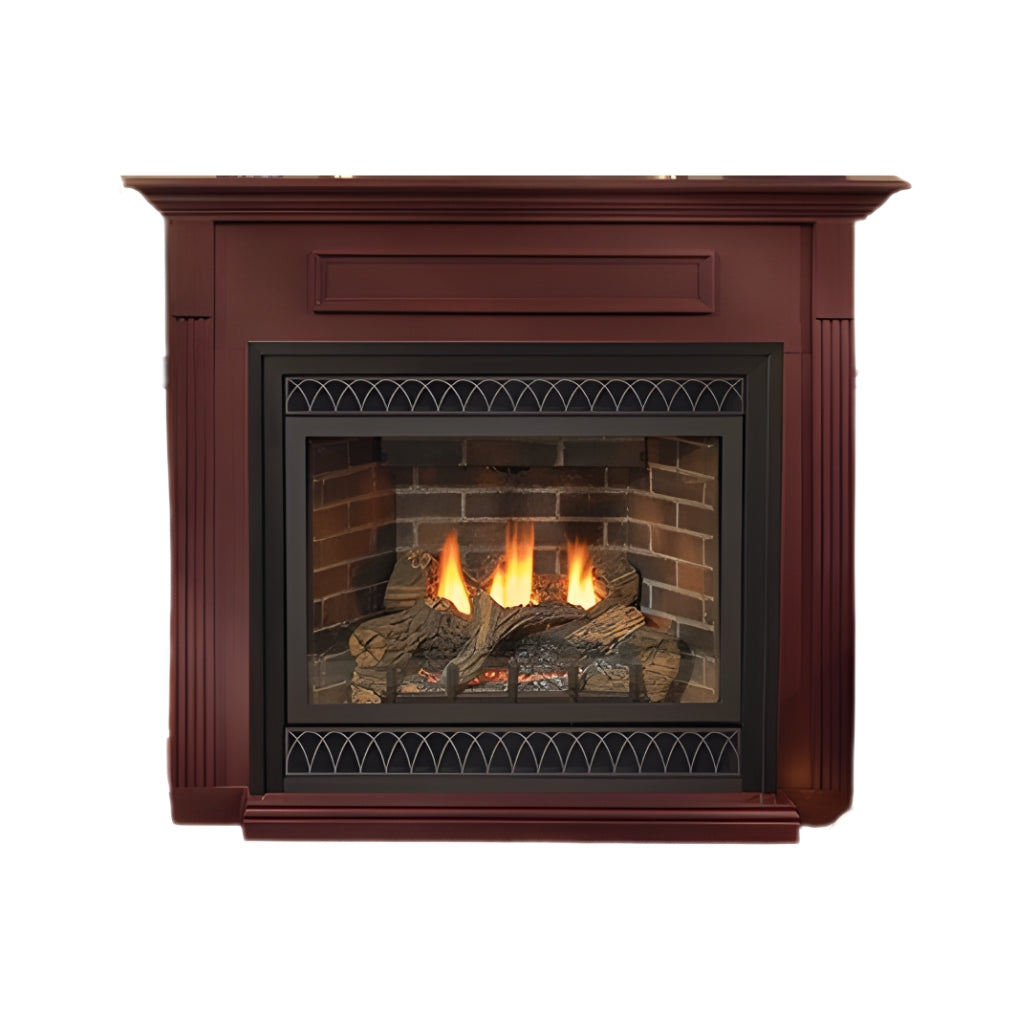 Empire Tahoe 36" Deluxe Direct Vent Gas Fireplace – Front View