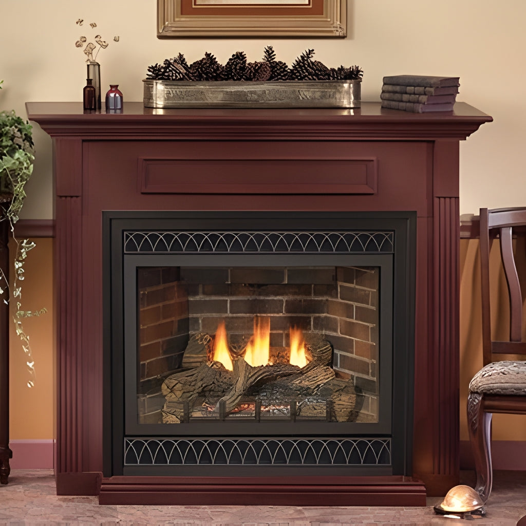 Empire Tahoe 36" Premium Direct Vent Gas Fireplace – Front View