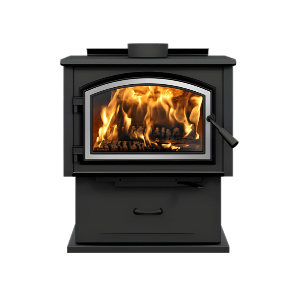 Empire Stove Gateway 24" 1700 Wood Burning Stove – Front View