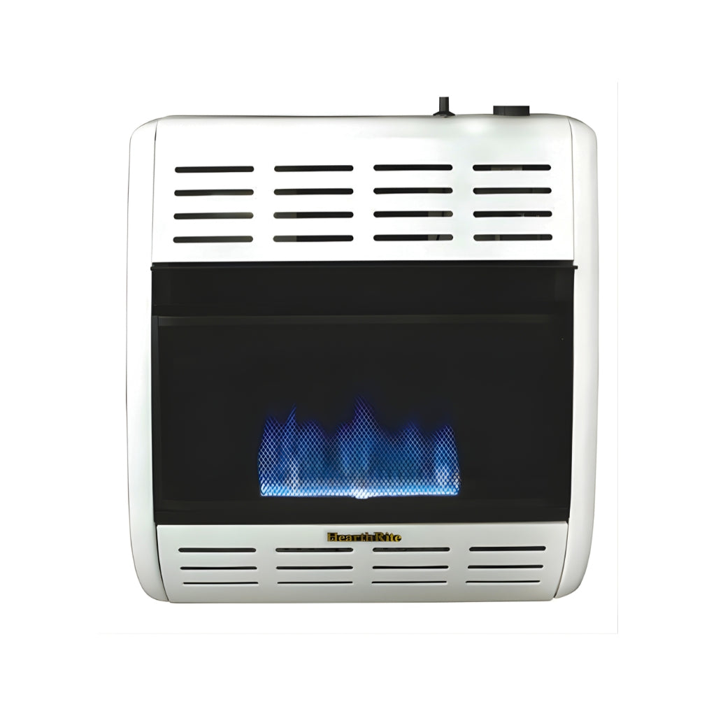 Empire HearthRite 20" Thermostat 20,000 BTU Vent-Free BlueFlame Heater – Front View