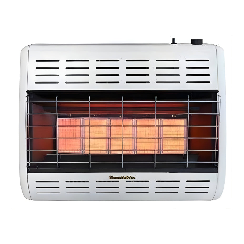 Empire HearthRite 27" Manual 25,000 BTU Vent-Free Infrared Heater – Front View