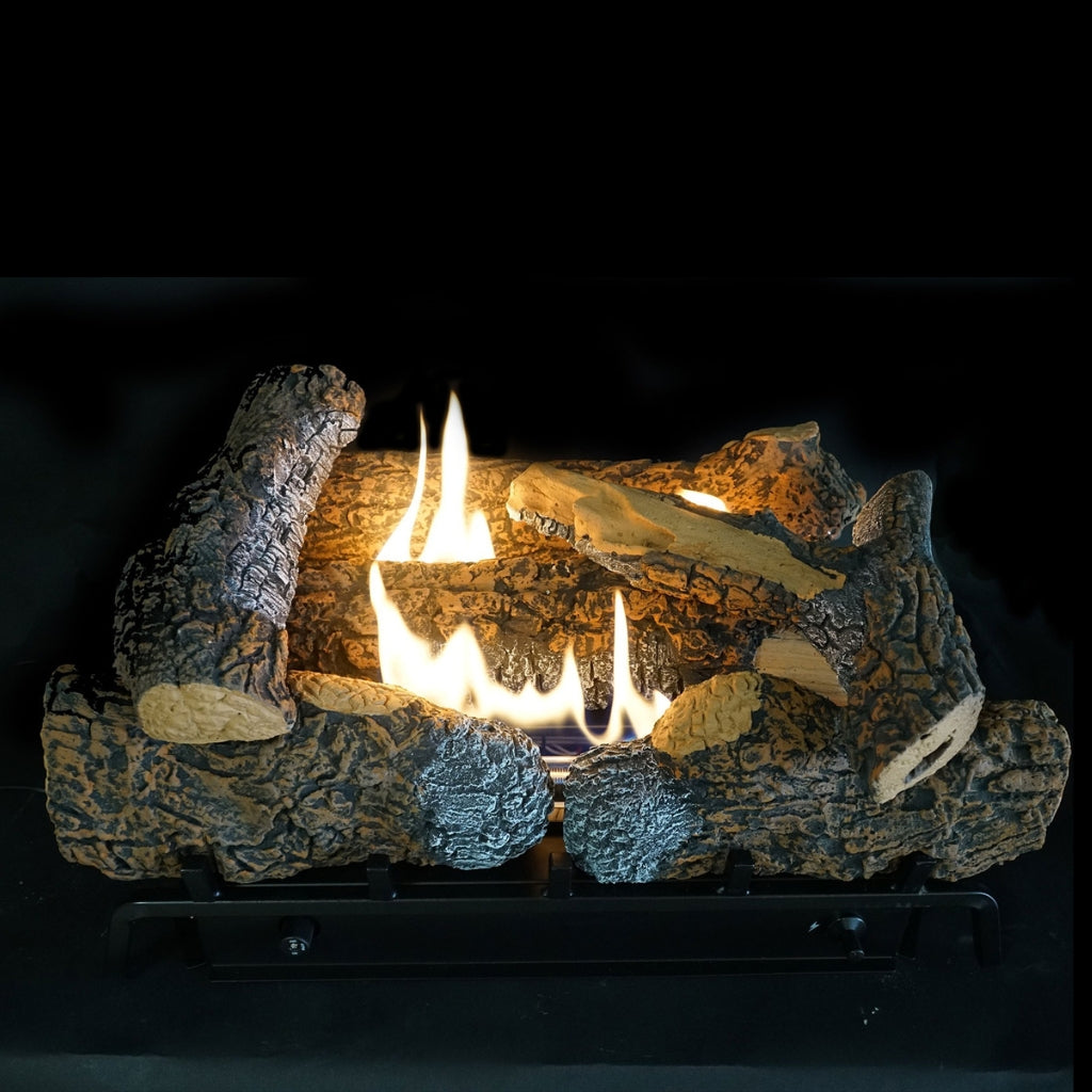 Empire HearthRite 18" Kennesaw II Refractory Log Set – Front View