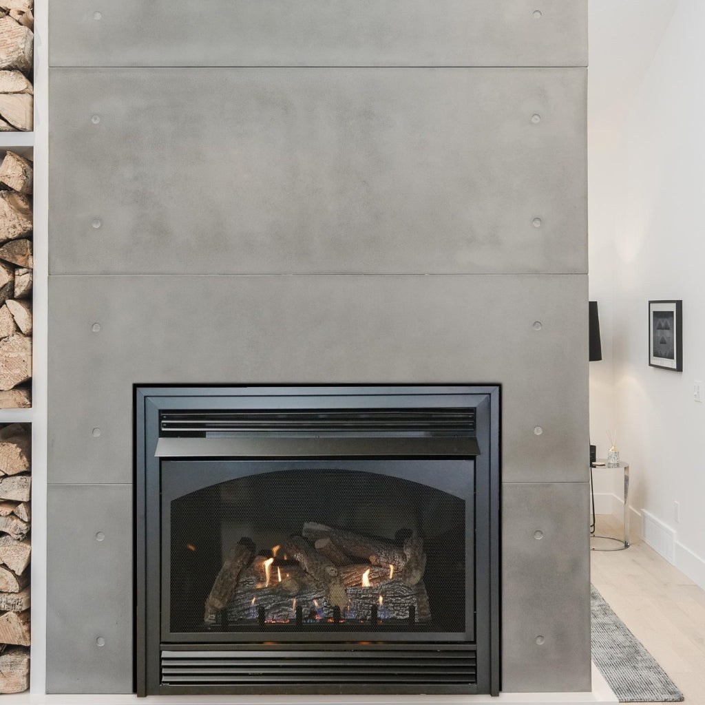 Empire Vail 32" Vent-Free Premium Fireplace with Slope Glaze Burner - IP Control – Front View
