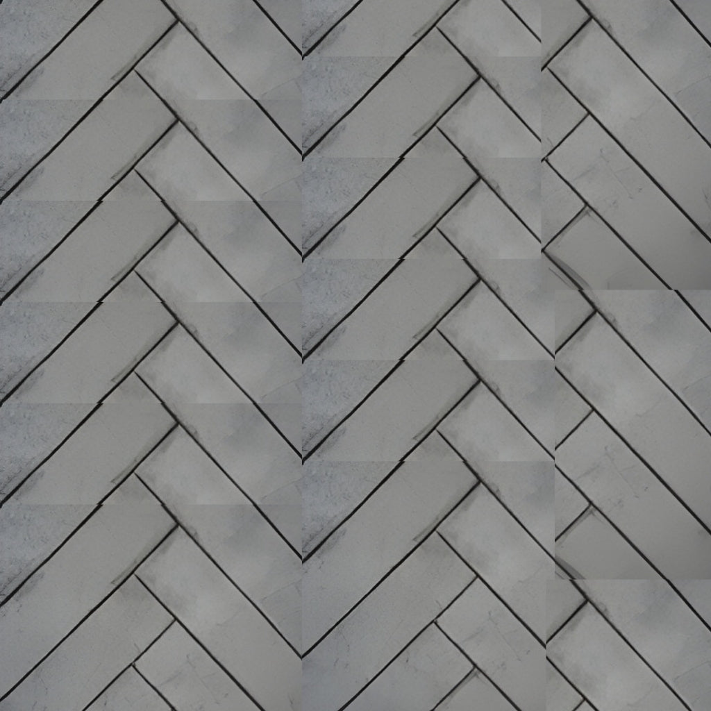 Empire 30" to 50" Whitewashed Herringbone Liner for Rushmore Fireplaces – Front View
