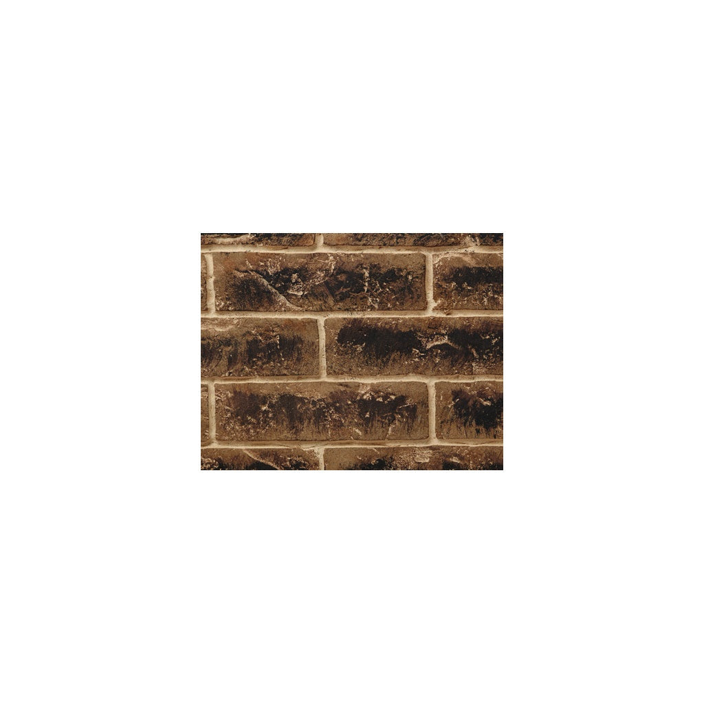 Majestic Tavern Brown Brick Interior Panels for 36" Quartz Platinum Fireplace (BRICK36TBPLA)