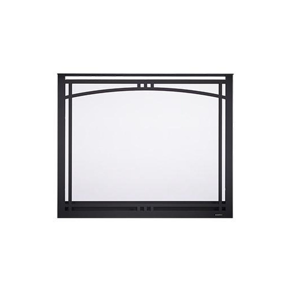 Majestic Manor Arched Overlap Front with ClearVue Mesh for 42" Meridian Fireplaces