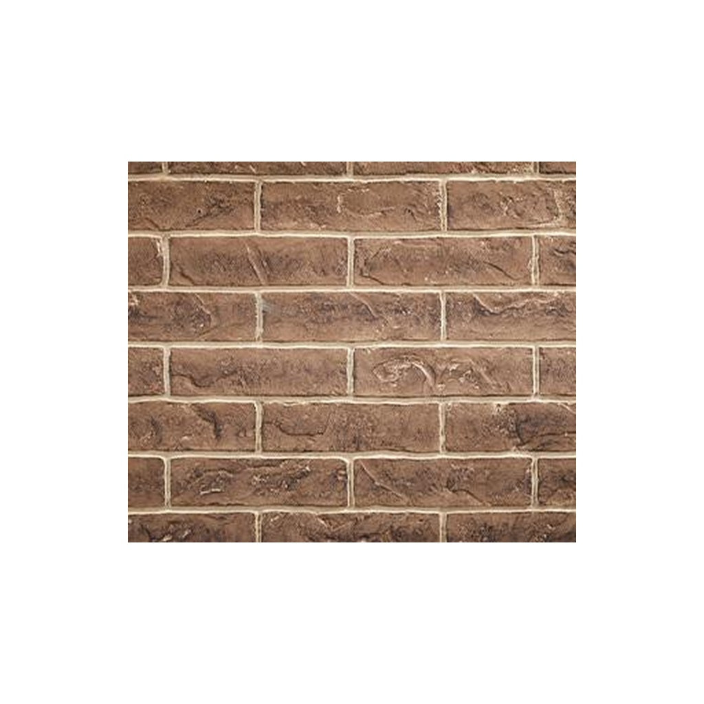 Majestic Tavern Brown Traditional Brick Interior Panels for 36" Meridian Platinum Fireplace (BRICK36MPLTB)