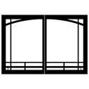 Empire Door Set for Tahoe Deluxe 42" Fireplace – Alternate View 3
