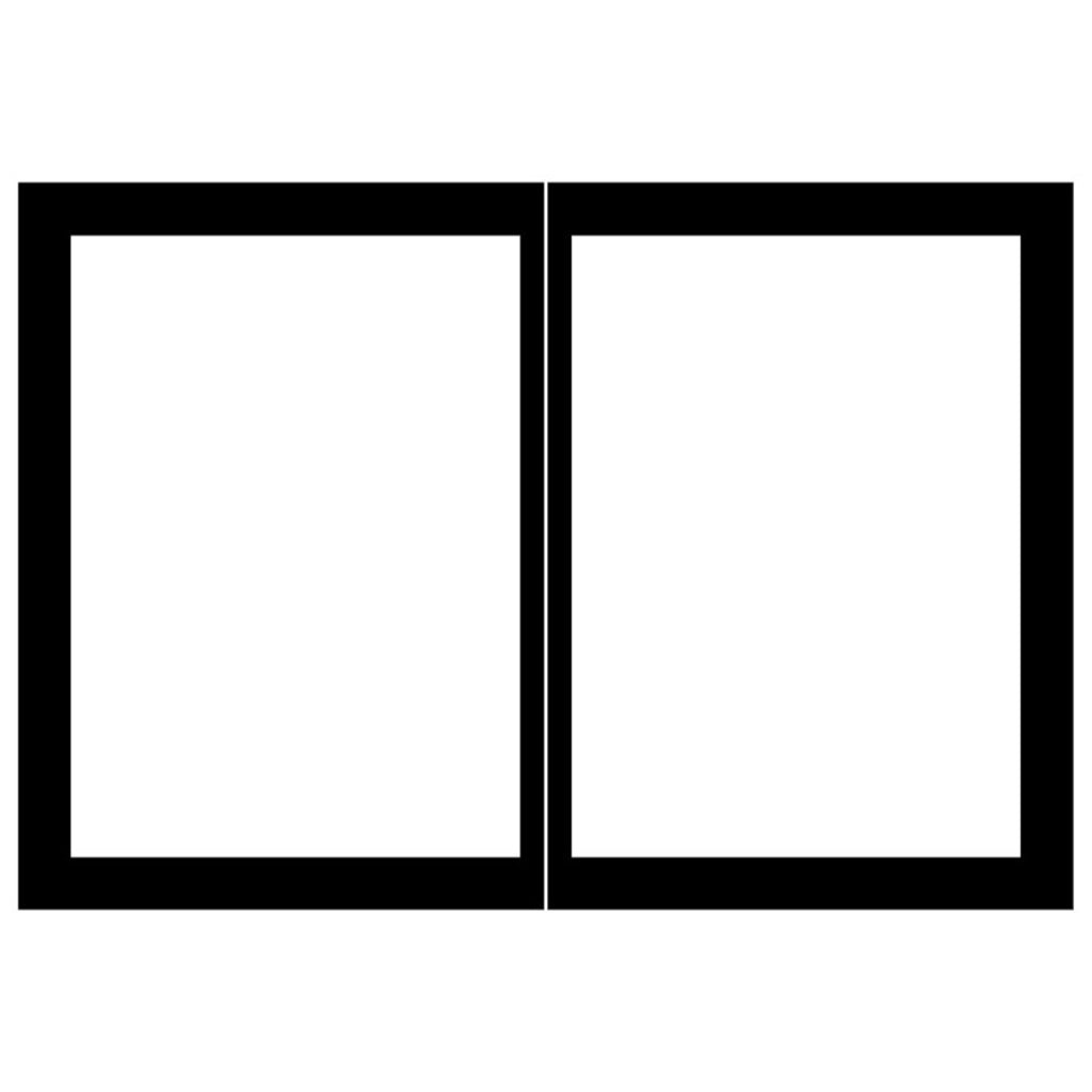 Empire Door Set for Tahoe Premium 48" Fireplace – Front View